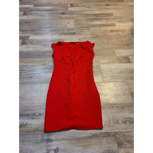 Urban coco small women's red bodycon dress - Picture 1 of 8